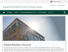 Tablet Screenshot of institutional.fisherinvestments.com